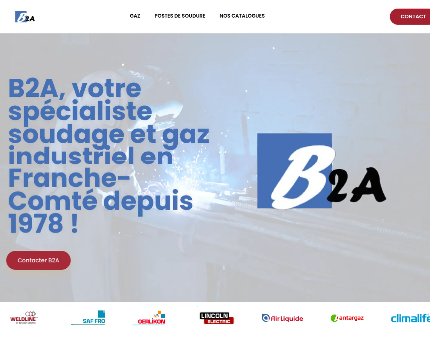 Capture du site B2A Besançon