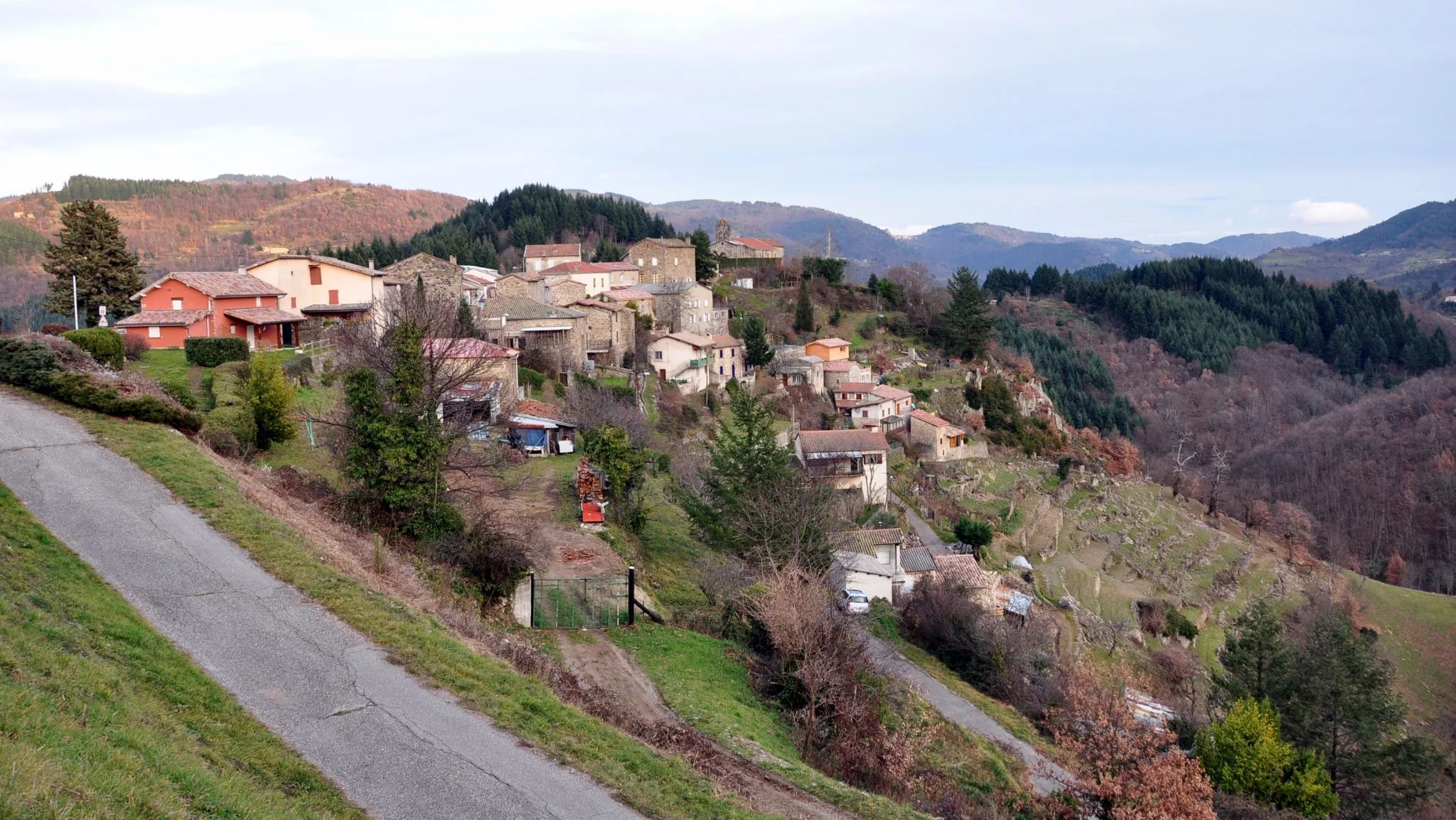 Village de Saint-Barthélemy-le-Meil en Ardèche